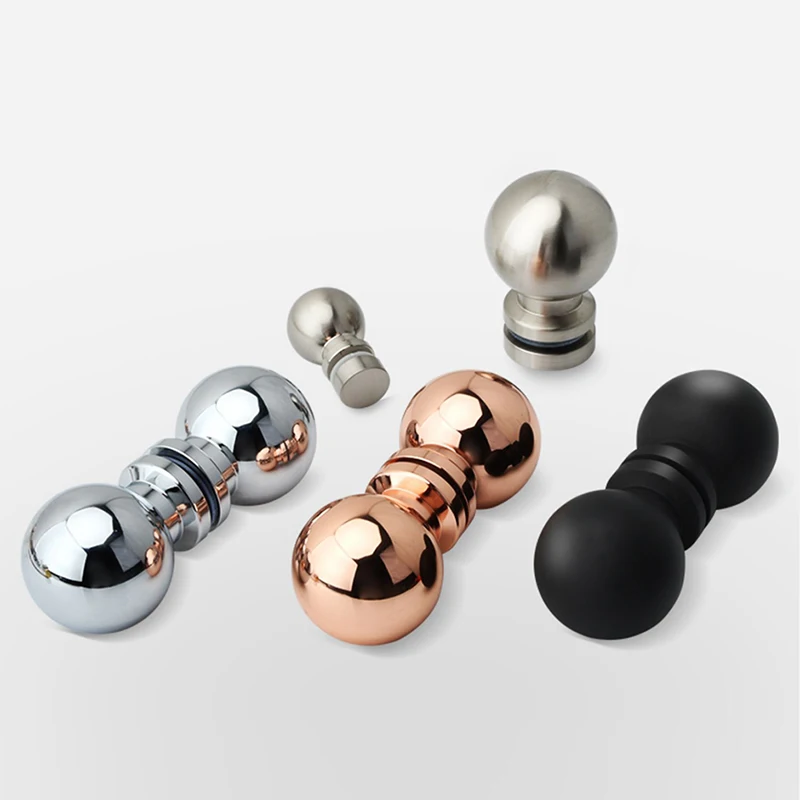 1 قطعة مقبض الباب الزجاجي الحمام غرفة الاستحمام مكتب مقبض الباب انزلاق خزانة عرض باب الحظيرة مقبض ثقب واحد