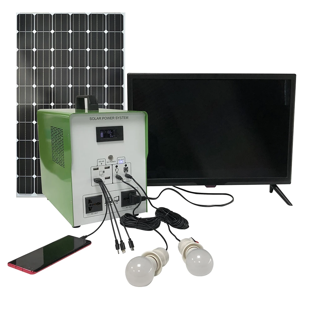 Complete Residential Solar Energy System 300W-1500W Off Grid Solar Panel System Home Balcony Solar PV System Full Kit