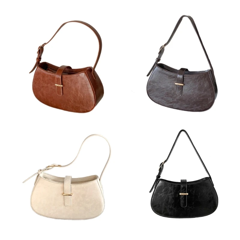 Modieuze dames crossbodytas met verstelbare riem Compacte en elegante PU-tas