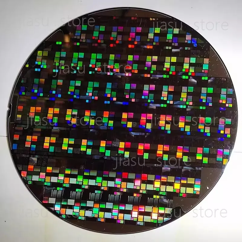 Silicon Wafer 12 8 6 Inch CPU Technology Sense Decoration Birthday Gift Lithography Chip Circuit Chip Semiconductor Silicon Chip