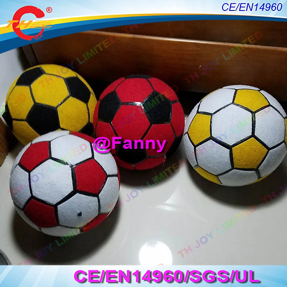 Balón de fútbol de buena calidad, 20cm, balón de fútbol inflable pegajoso de aire para tablero de dardos/balón de fútbol de aire inflable