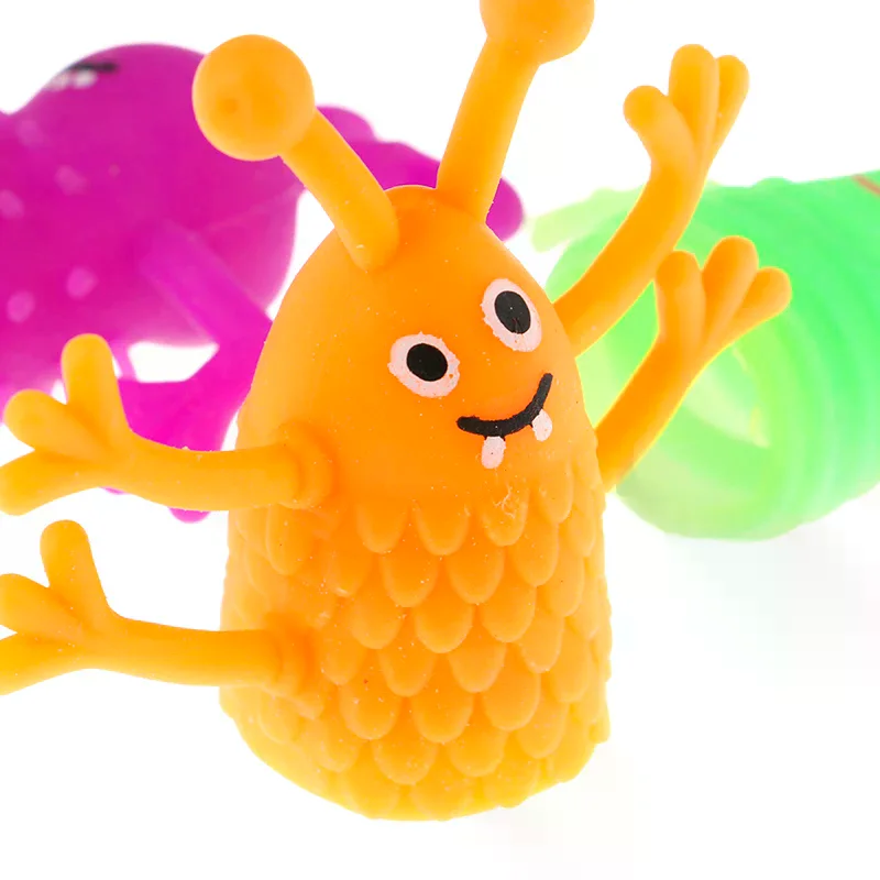 หุ่นนิ้วมือแสดงอารมณ์ 4 ชิ้น - อุปกรณ์ประกอบการเล่าเรื่องสำหรับผู้ปกครองและเด็ก