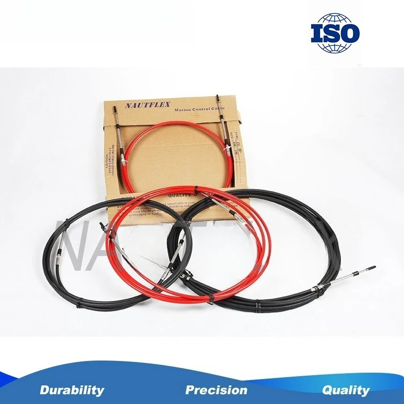703 704 YK9 Marine Throttle Cable, 33C Shift Cable 8Ft for Boat Control Box