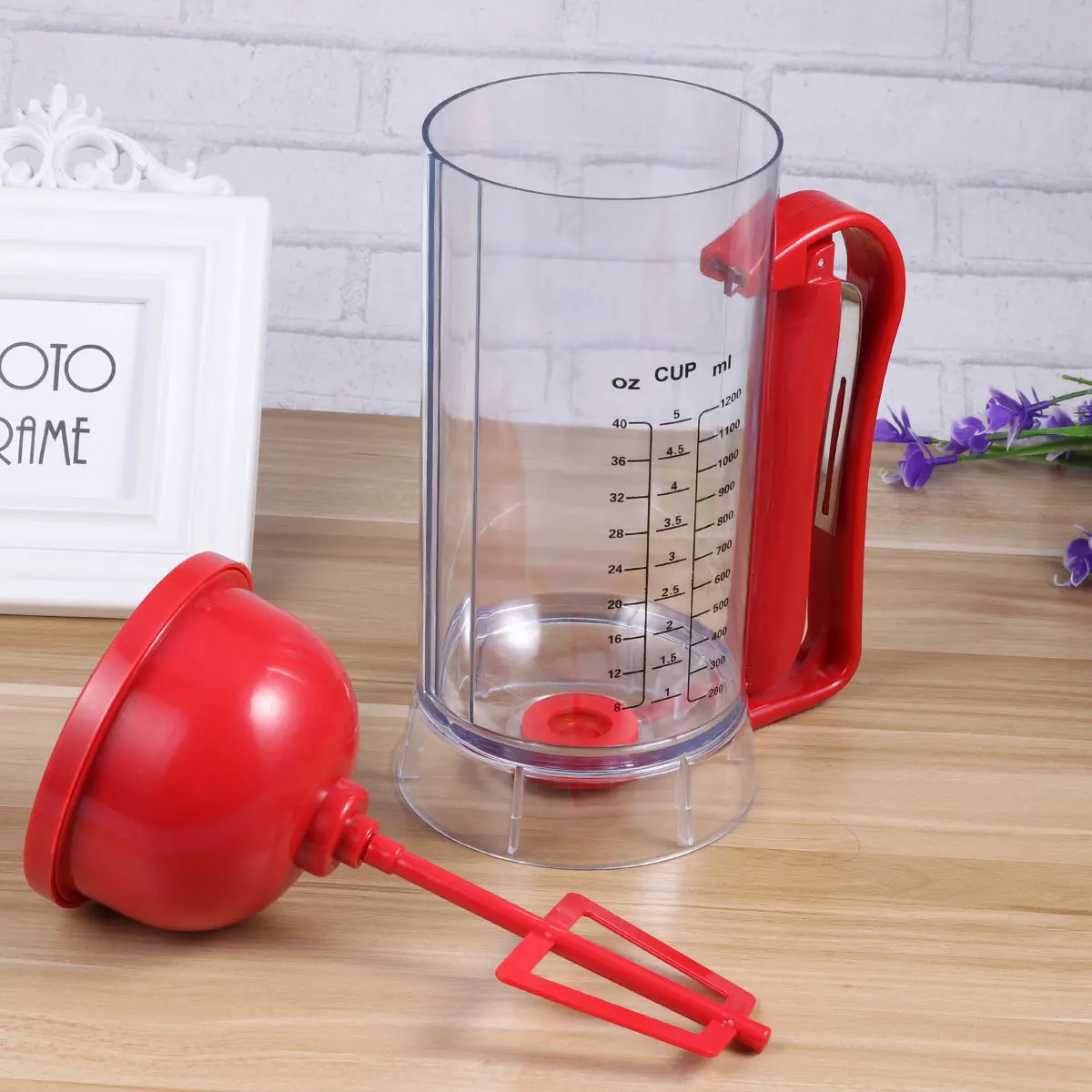 

Электрический диспенсер для теста, не содержащий BPA, блинница для вафель, кексов, кексов, кексов, банков, инструмент для смешивания тортов, посудомоечная машина