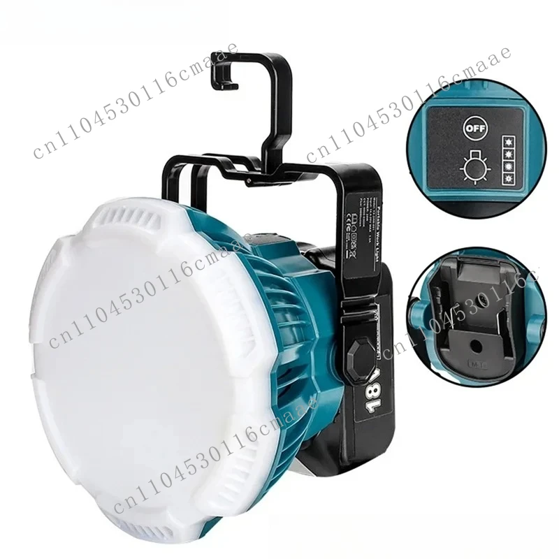 

New A21I-24W 2400LM Portable Work Light with Hook, Suitable for 18V Battery