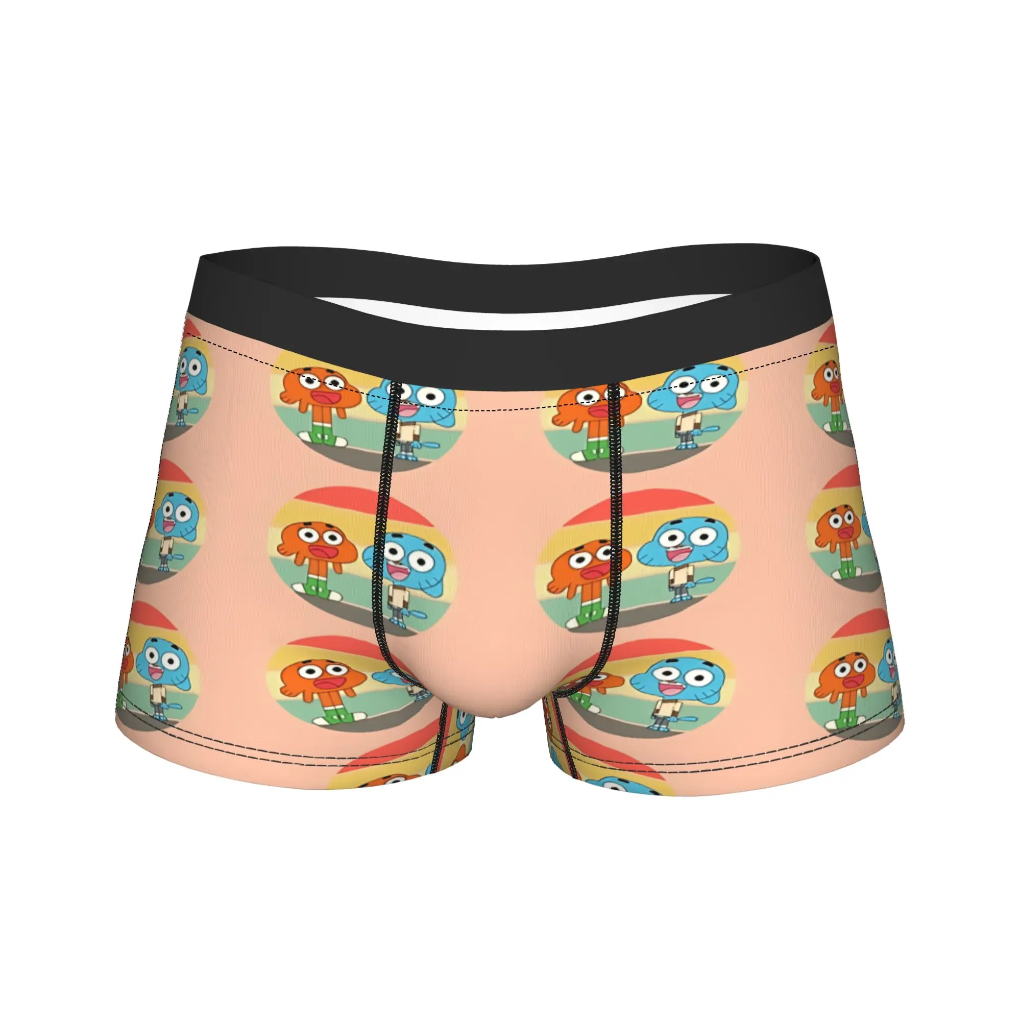 

Трусы-шорты Gumballs and Darwins Trunk 3D Pouch с качественным принтом, забавные мужские трусы больших размеров