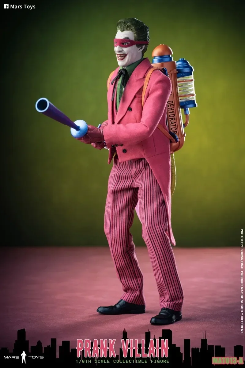 Mars Toys Mat013 1/6 Scale Collectible Figure Prank Villain Pink Clown 1966 Dolls Model  Action Figure Full Set 12'' Men Soldier