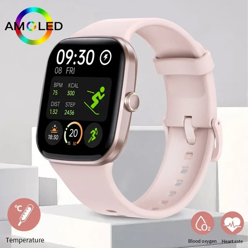 

2024 New Ladies' Smartwatch - Bluetooth Call. Sports Fitness Bracelet. Waterproof. Heart Rate & Blood Pressure Tracker for Women