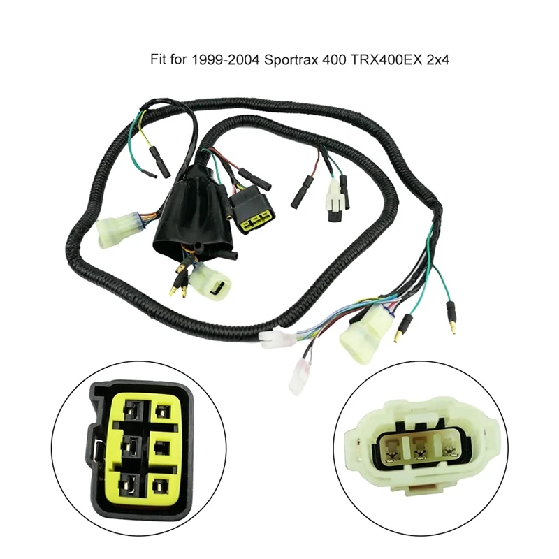 Replacement Spare Parts Headlight Coil Wire Harness Assy For 1999-2004 Honda ATV Sportrax 400 TRX400EX 2X4 ATV 32100-HN1-000