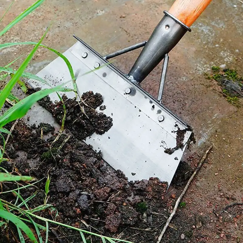 Imagem -05 - Multifuncional Garden Cleaning Shovel Head Outdoor Steel Flat Ice Shovel Planting Weeding Farm Tool