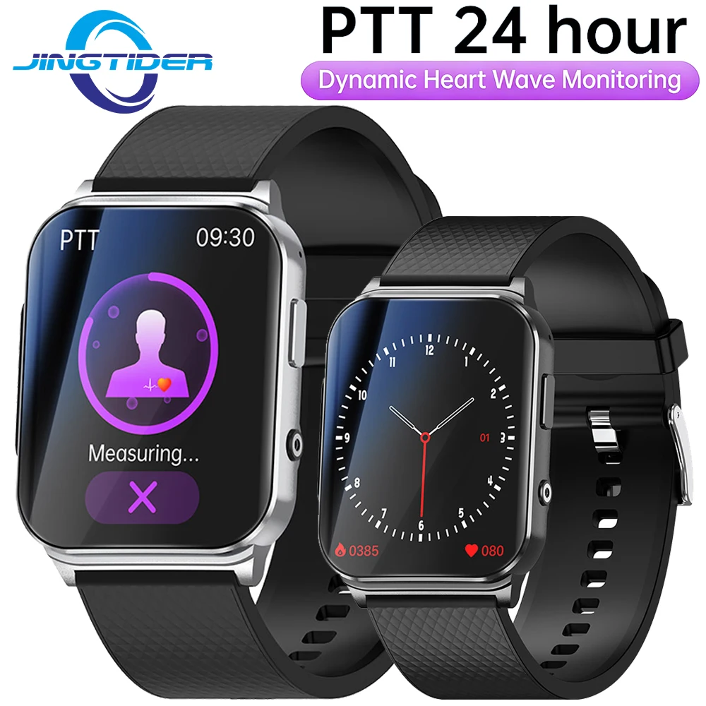 

EP03 Pro Health Smart Watch PTT 24H Health Heart Wave Monitor Heart Rhythm Body Temperature Bluetooth Call 1.85" SpO2 Smartwatch