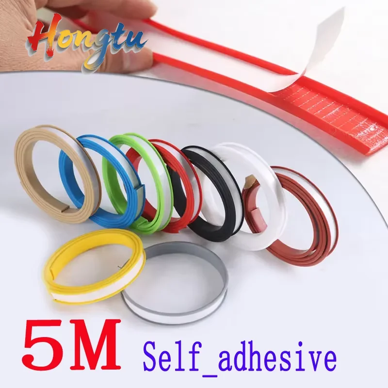 

5M/Lot Car & Furniture Door Edge Guards - U-Shaped Rubber Strip, Scratch-Proof Sealing Moulding