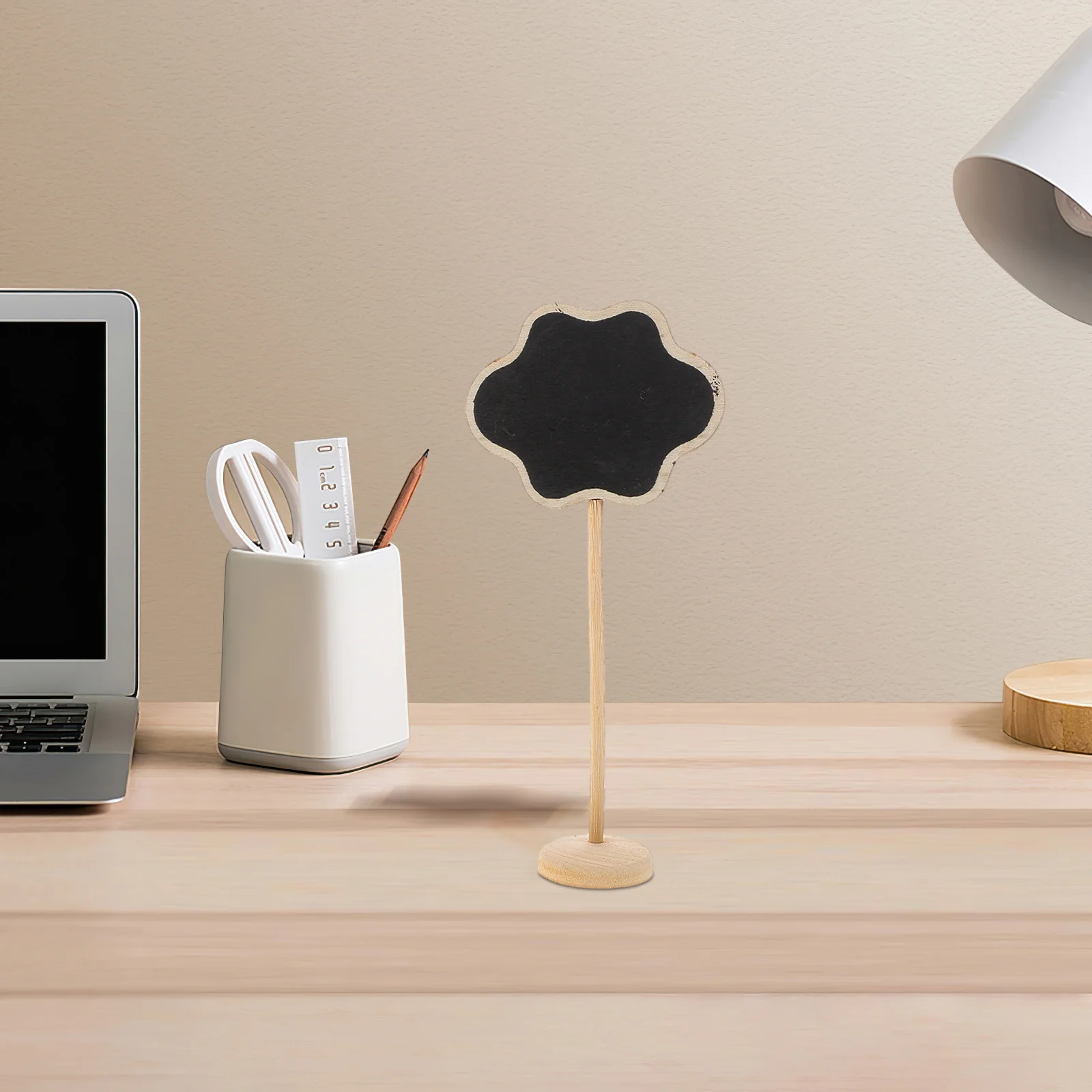 16 pezzi di cartoni animati mini lavagne lavagne di betulla lavagne decorative per la scrittura di promemoria dell'home office