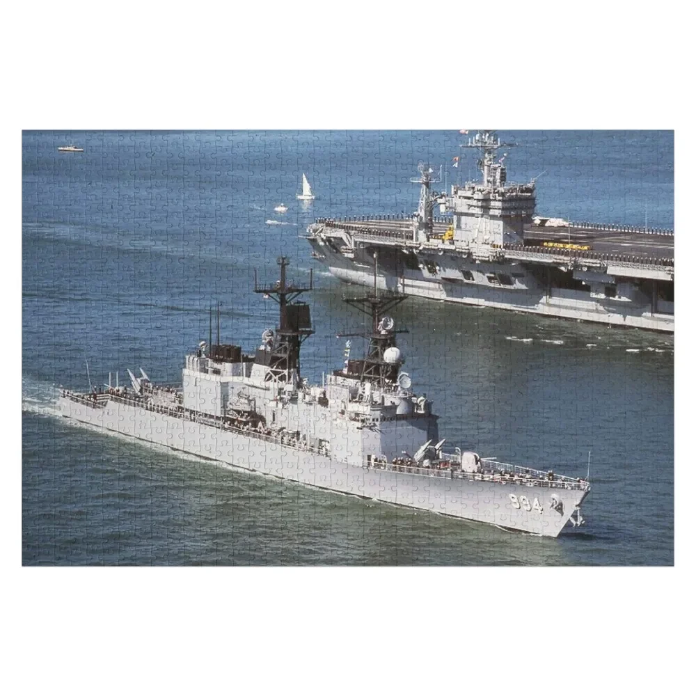 

USS CALLAGHAN (DDG-94) SHIP'S STORE Jigsaw Puzzle Wooden Boxes Personalized Gift Married Puzzle