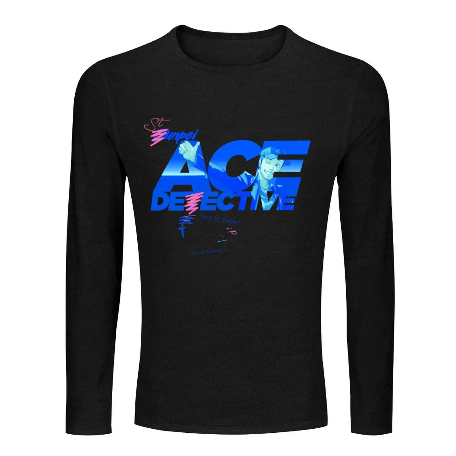 Junpei: Ace Detective - Persona 3 Reload Long T-Shirt anime t shirt man mens t shirt graphic