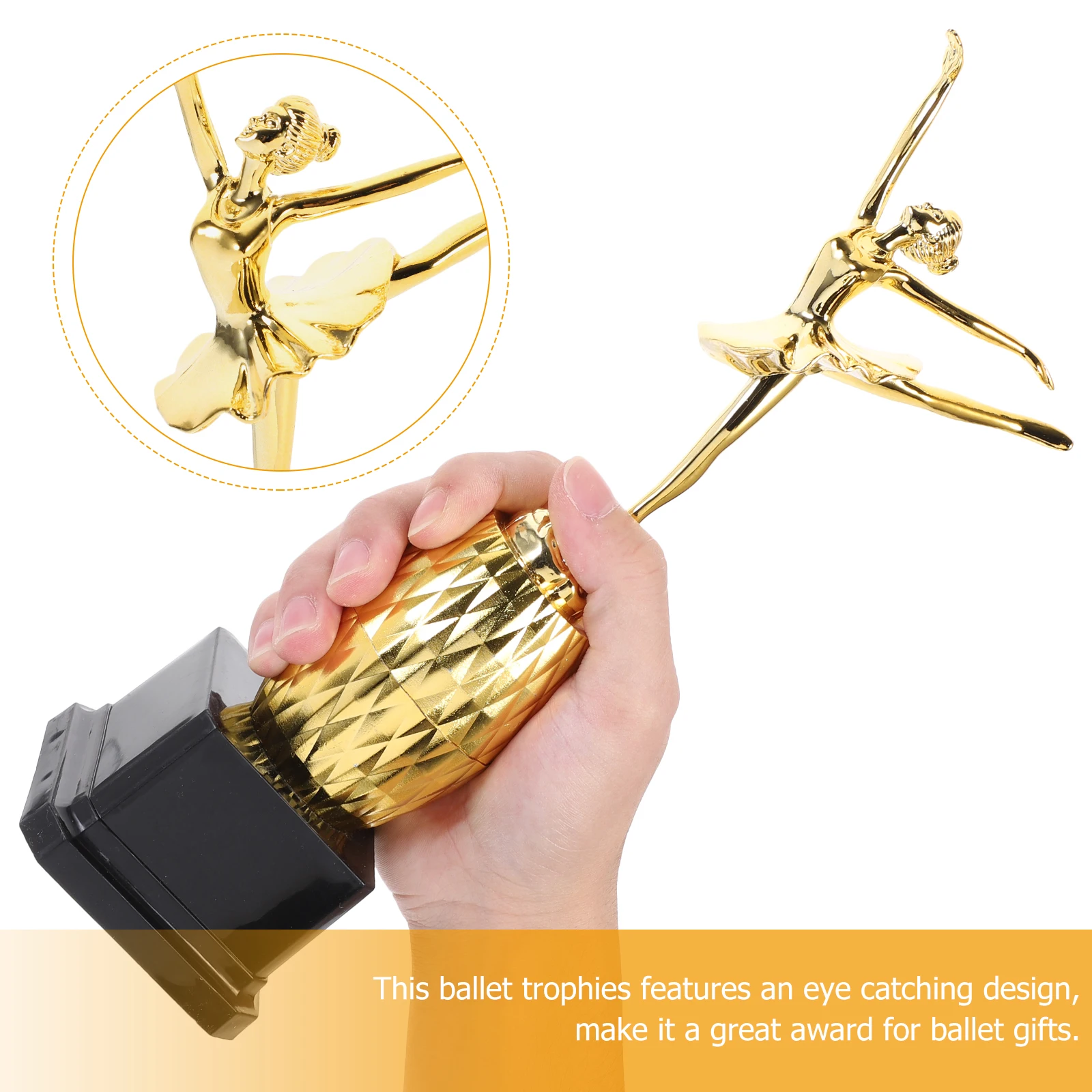 

Ballet Trophies Plastic Mini Statue Award Kids Dance Gifts Unique Keepsake Performers Participants School Events Parties