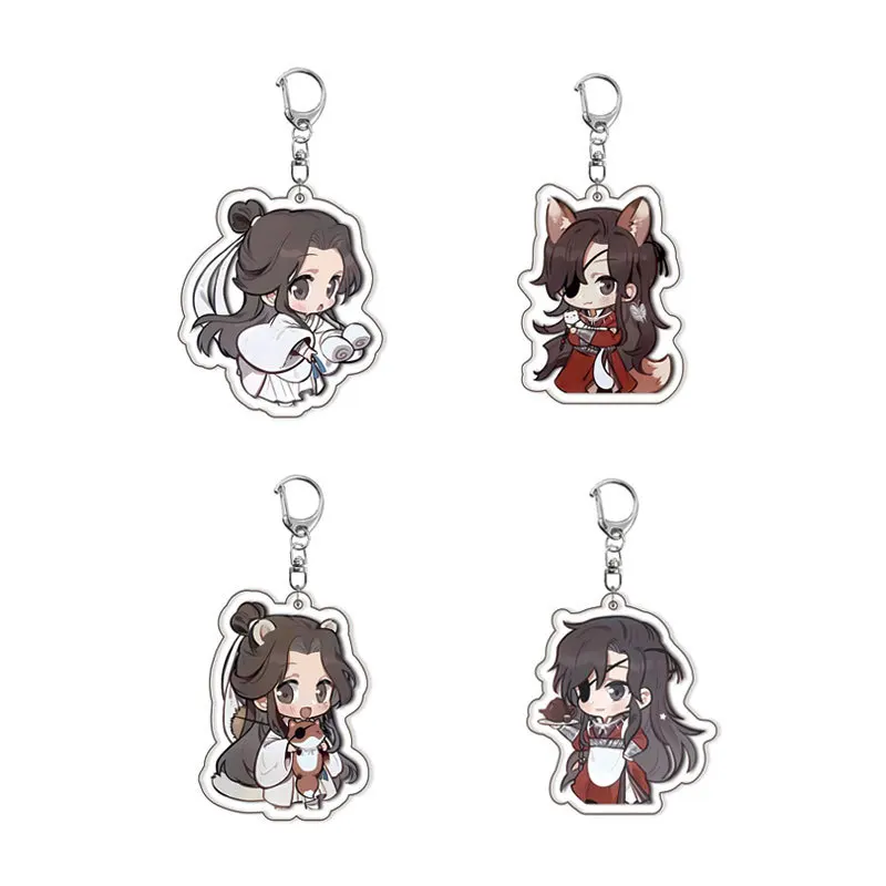 أنيمي الساخن شخصية شيه ليان هوا تشنغ سلسلة مفاتيح مصنوعة من الأكريليك الكرتون Q نسخة الكلاسيكية الإبداعية حلقة رئيسية اكسسوارات الطلاب سحر