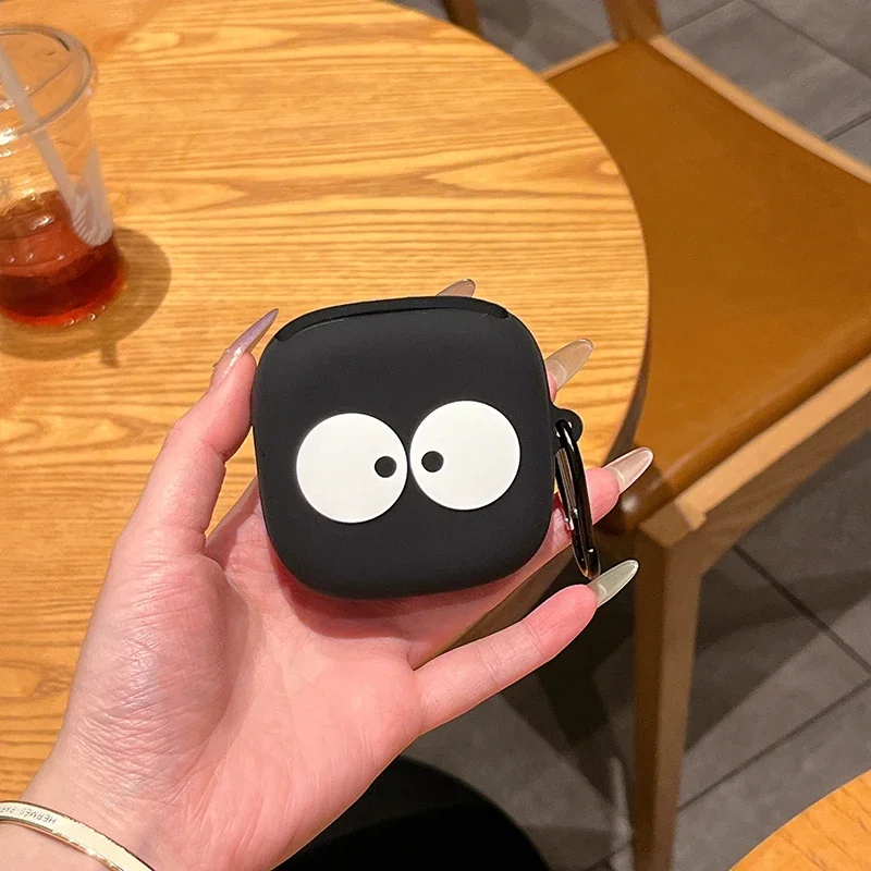 For HUAWEI FreeArc Case Cute Cartoon Wireless Earphones Case with Carabiner Silicone Protective Cover For HUAWEI FreeArc Funda