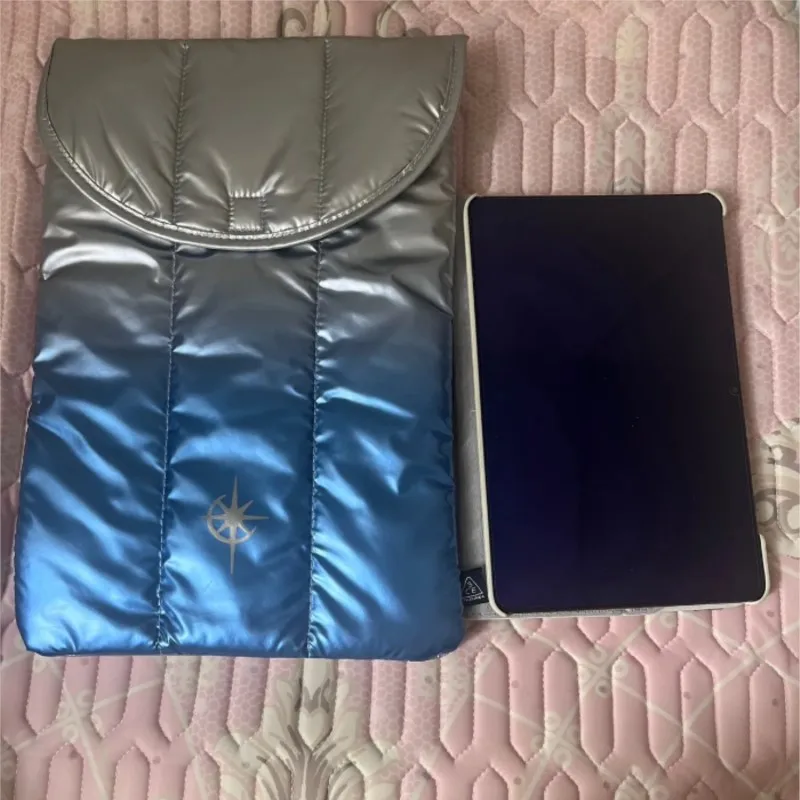 Ins Gradient Laptop Sleeve Tablet Case Macbook Air Pro 13 14 Inch Ipad 12.9 Case Shockproof Waterproof Carrying Computer Bag New