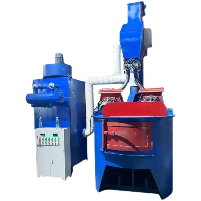 Desktop Shot Blasting Cleaning Machine Automatic Airless Sanding Machine Drill Bit Sand Blaster Equipment