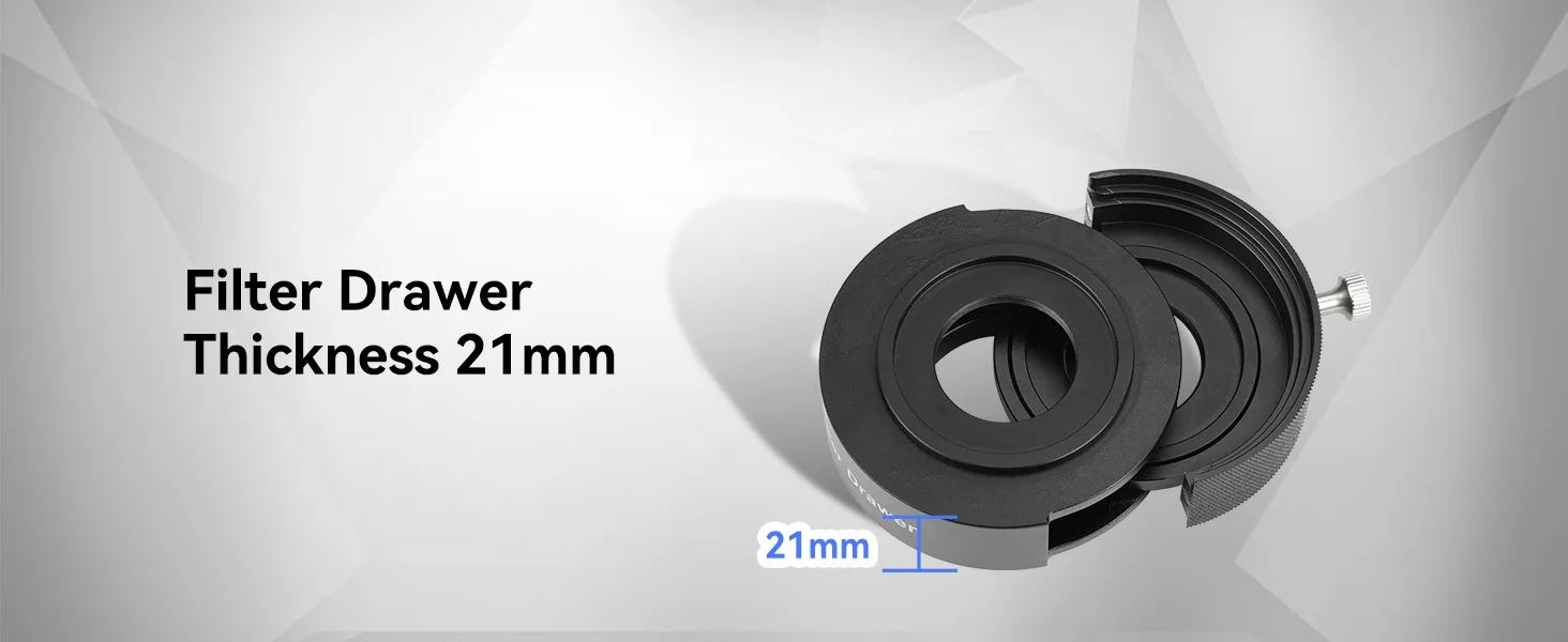 Svbony SV226 Filterschublade für Teleskop 1,25''/2'' H-Alpha & OIII 7nm Dual-Band Nebula Astrofotografie-Filtersystem – Detail 32