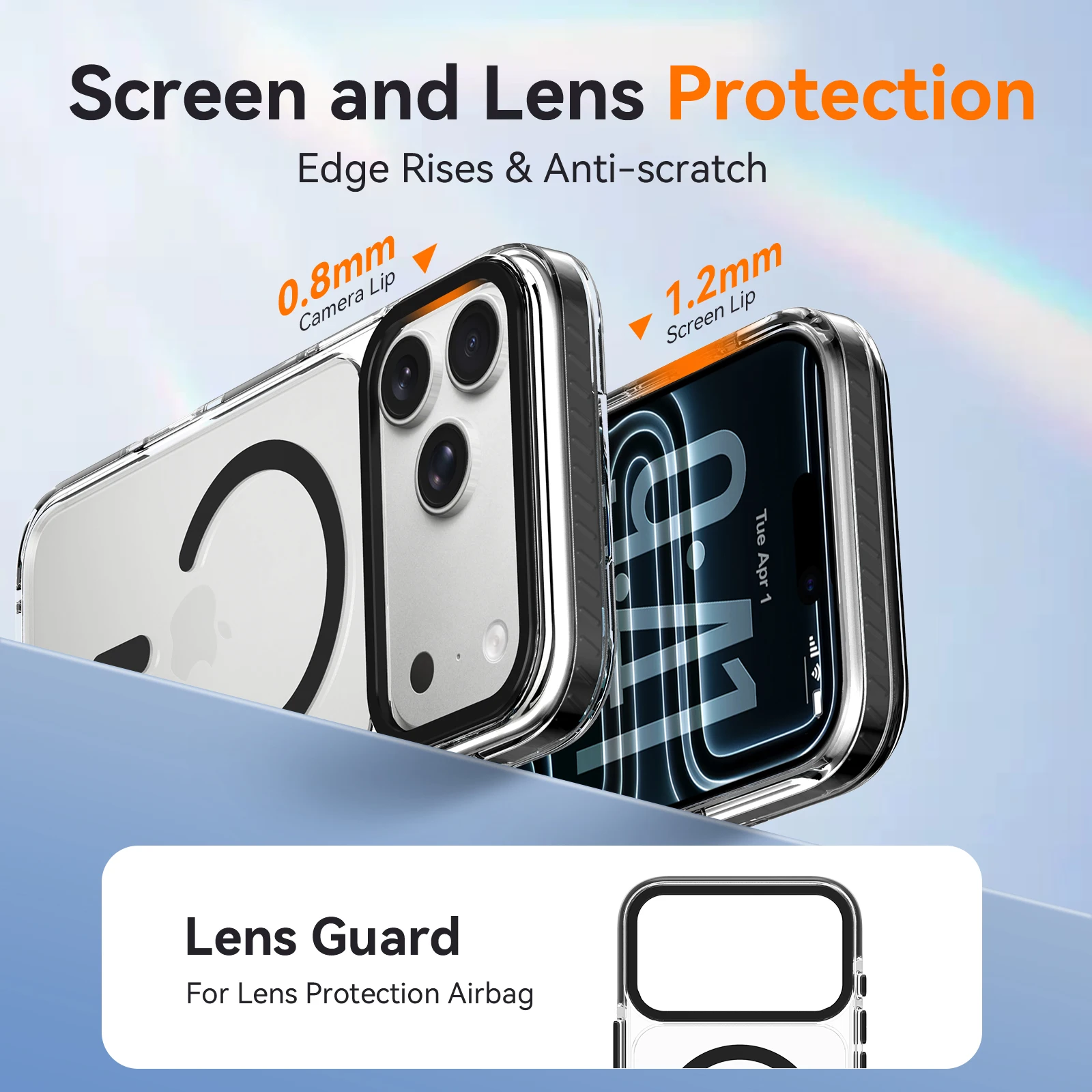 Für iPhone 18 Pro Max Hülle Magnetische Schutzhülle PC+TPU Schutz für iPhone 17 Pro Max 18 Pro 17 Pro Cover – Detail 2