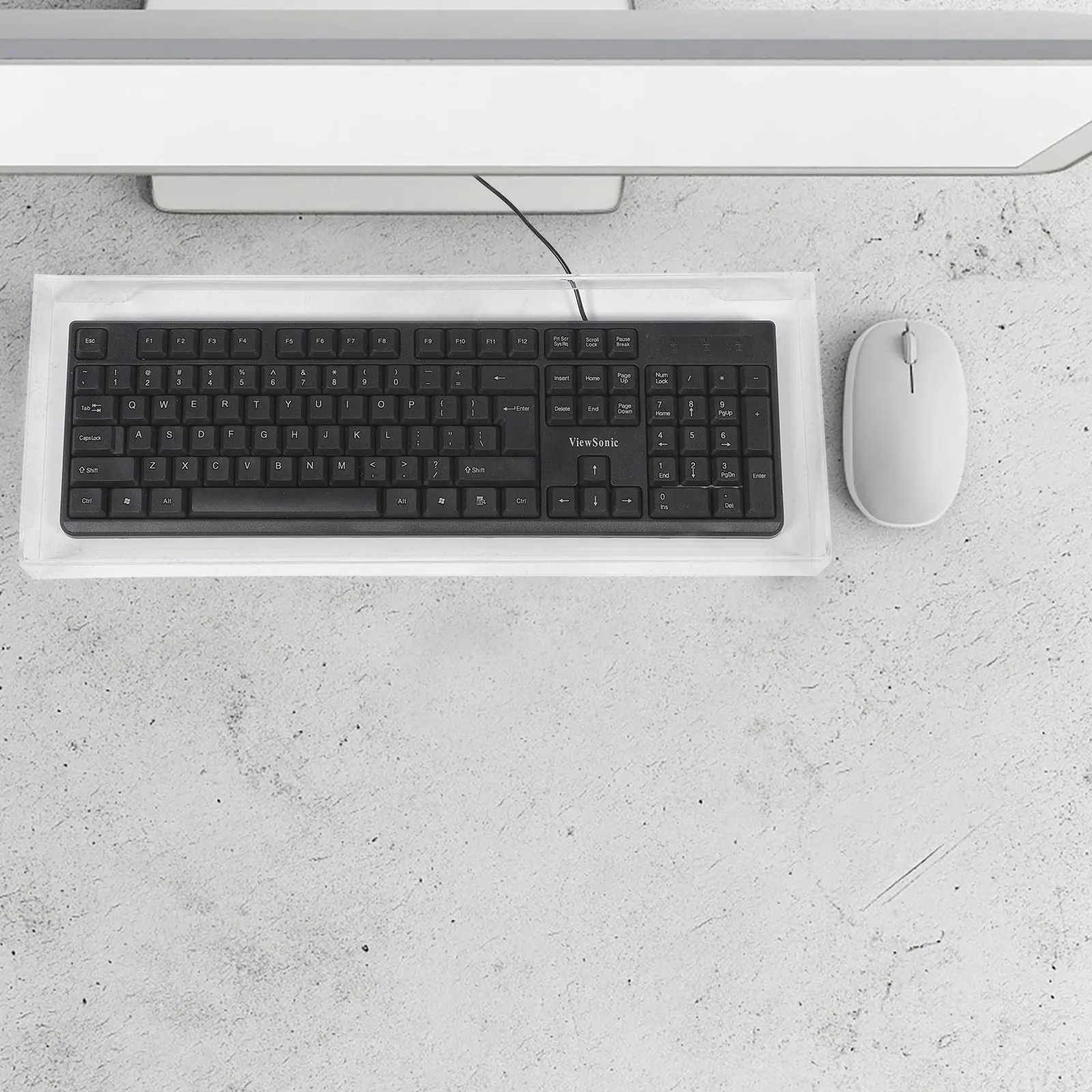 

Medium Keyboard Protection Cover 475x175x48mm Transparent Acrylic Mechanical Clear Protector Dustproof Waterproof Anti Cat
