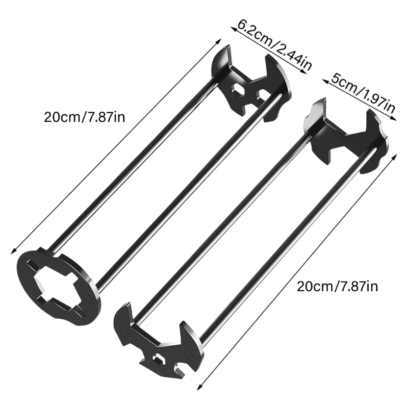 Nieuwe Multifunctionele Wastafel Moersleutel Gootsteen Riool Moersleutel Universals Onder Gootsteen Loodgieters Tool Gootsteen
