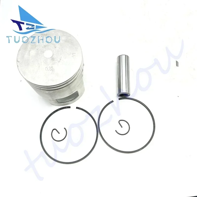 

66T-11635-00 Комплект поршней (0,25 мм Внешний диаметр) для подвесного мотора Yamaha 2-тактный E40/40X 40 л.с. +0,25 мм 66T-11635 Диаметр: 40,25 мм