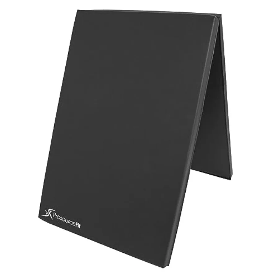 

Bi-Fold Folding Thick Exercise Mat 6'x2' with Carrying Handles for MMA, Gymnastics Core Workouts