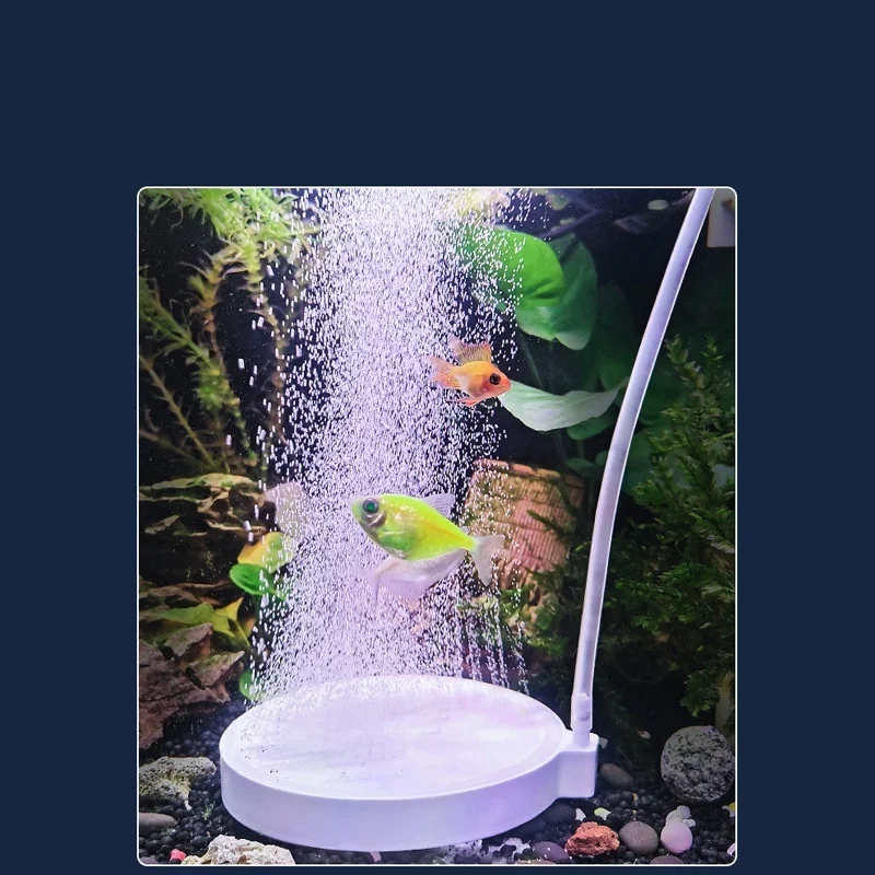 Nano Disc Air Stone Oxygen Aerator for Aquarium - Bubble Diffuser Air Pump Hydroponic Oxygen Plate Mini Aquarium Accessories - view 5