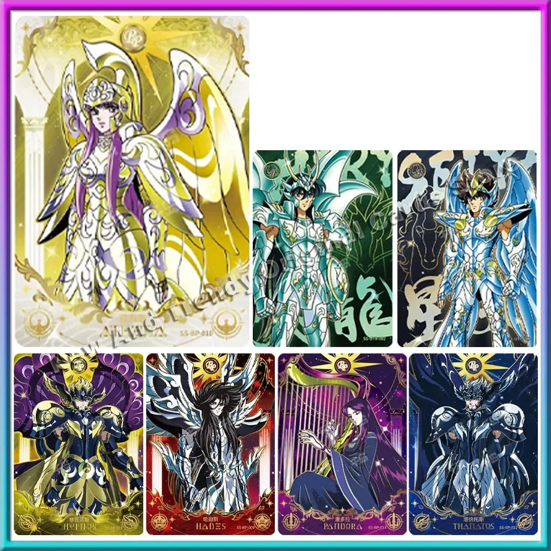 

Original KAYOU Saint Seiya Cards Collectible Athena Pope Poseidon BP UTR PR Children's Gift Toys Anime Rare Card Collect