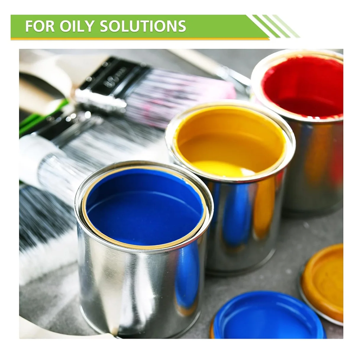 

AA98 Empty Paint Cans with Lids 1 Quart Paint Storage Containers 6 Pieces Metal Can Buckets for Preserving Paint with Bottle