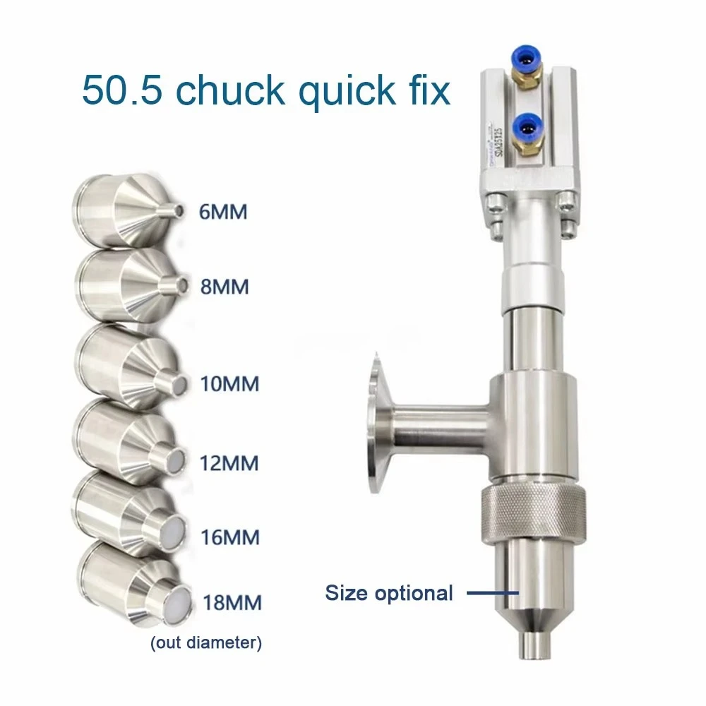 1pcs price BateRpak Pneumatic anti drip filling head 304SUS Stainless Steel Filling Machine Discharge Nozzle