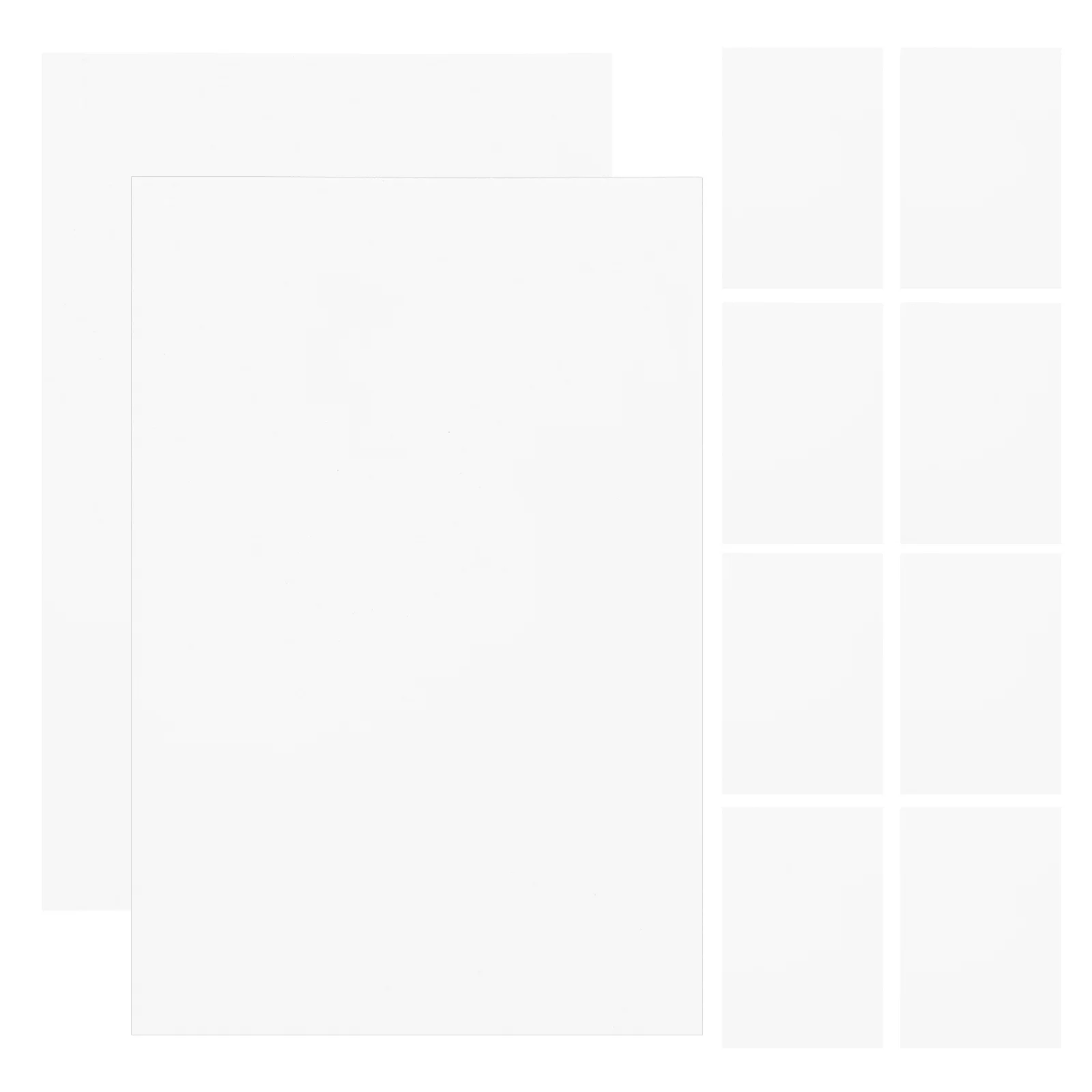 100pcs White Cardstock Blank Index Cards 3X5 Inches For Writing Drawing Note Taking School Office Home Use Stationery Supplies