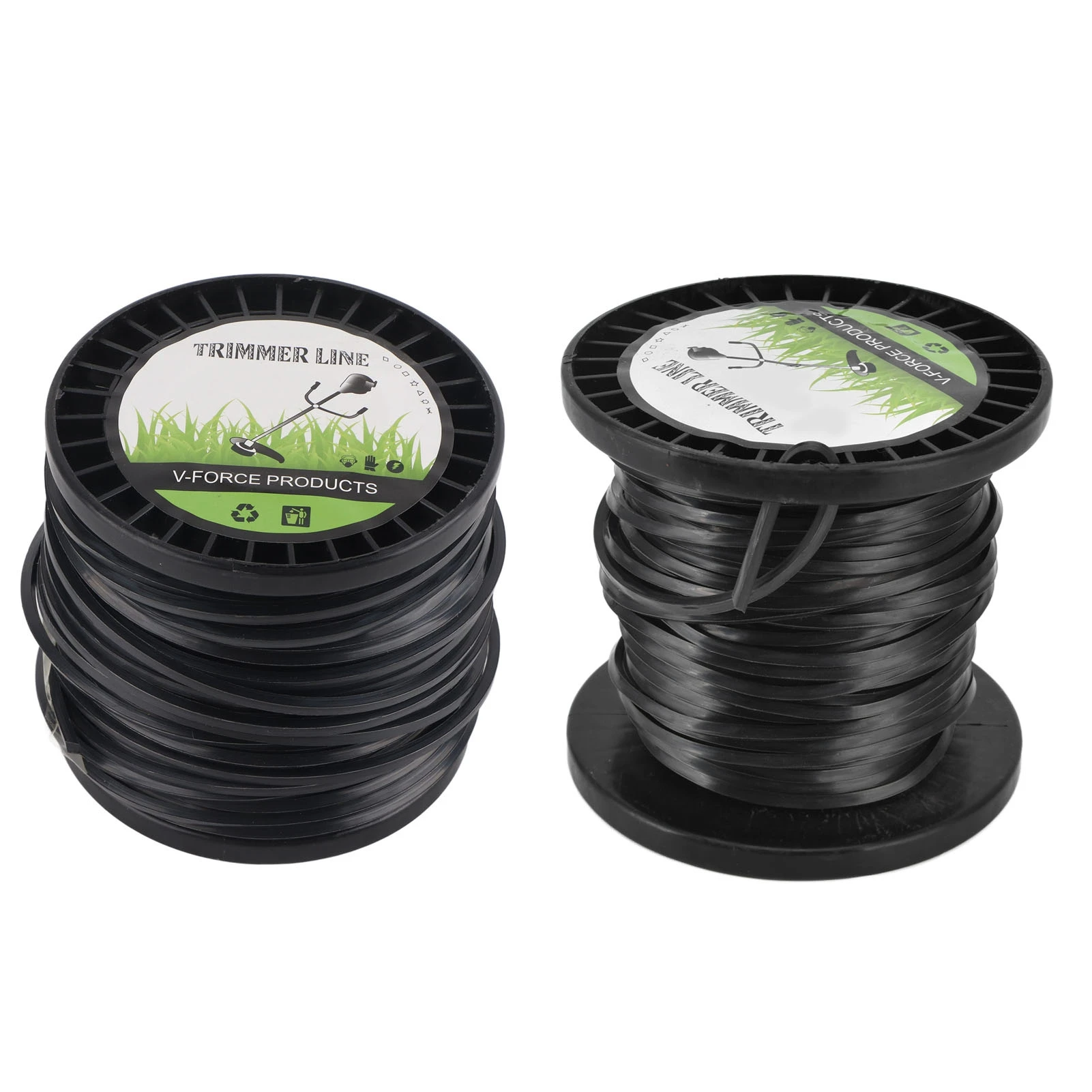 

3.3mm Quadrate Black String Trimmer Line High Cutting Efficiency Low Noise for Most Lawn Mowers Farm