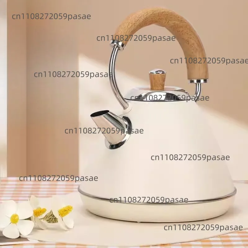 Stainless steel European electric kettle household large capacity boiling water automatic power off 304 retro boiling kettle