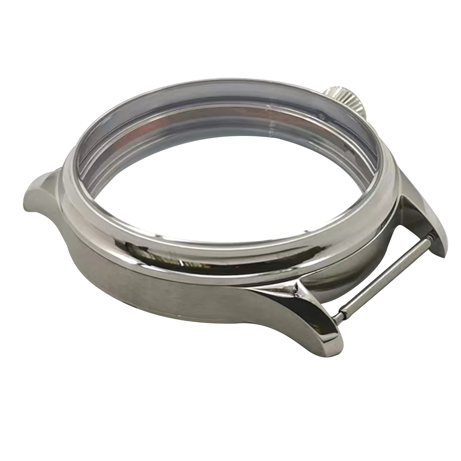 42mm Stainless Watch Case For ETA6497 6498 ST3600 ST3620 Watch Case Sapphire Glass Anti-rust Watch Accessories for Watch Repair