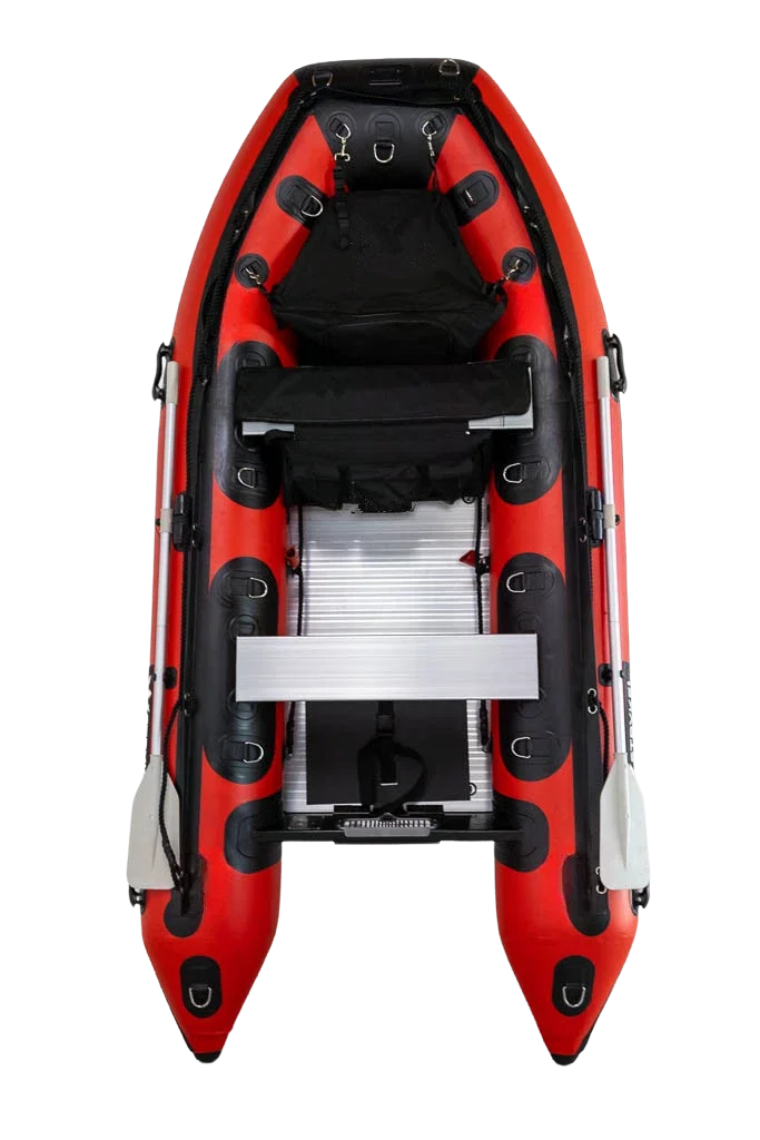 1.8m -10m Aluminum Floor Inflatable Rescue Boat With Inflatable Boat Wheels