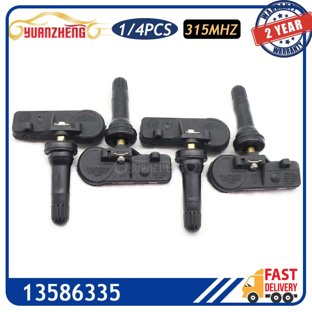 

13586335 Датчик TPMS, датчик давления воздуха в шинах для Buick Chevrolet GMC Hummer Pontiac Saturn Cadillac 315 МГц 13516164