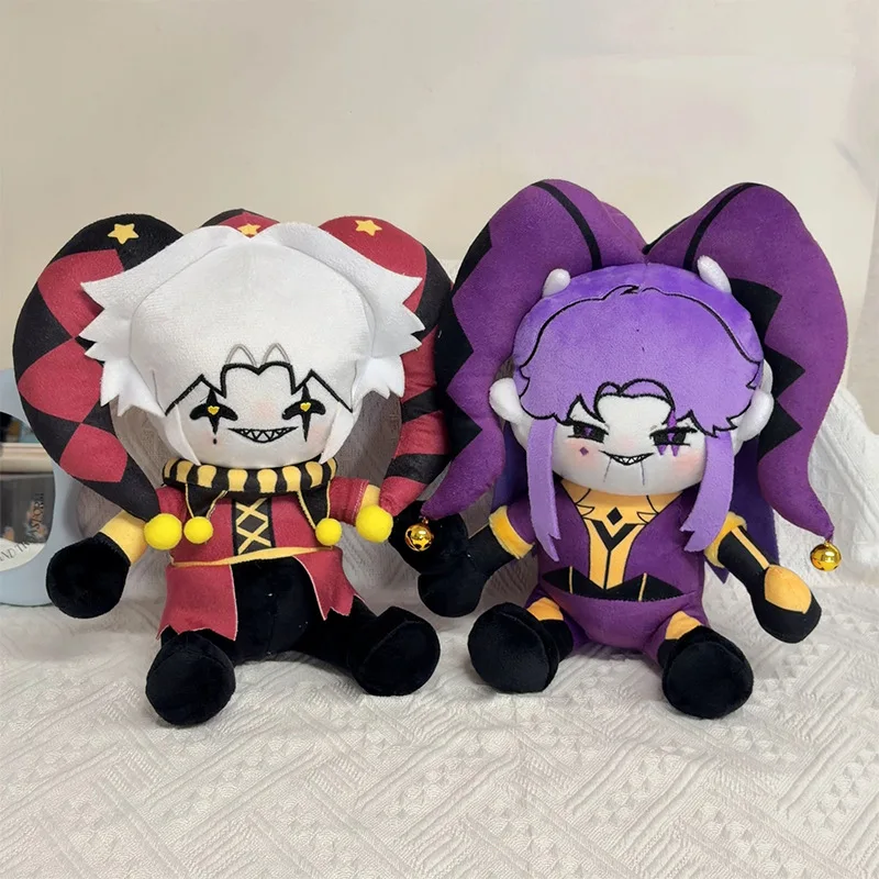 new-the-freak-pierrotthe-harlequin-jester-circus-plush-doll-anime-peripherals-toy-birthday-christmas-gift