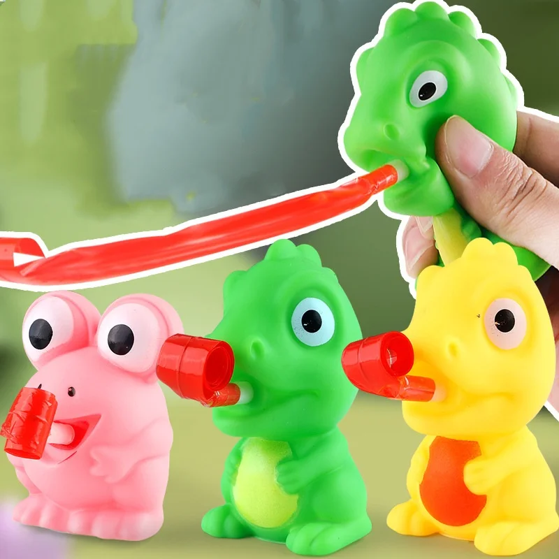 Funny Tongue Sticking Frog Novel Decompression Toy Children's Birthday Party Surprise Classroom Rewards Baby Shower Party Favors