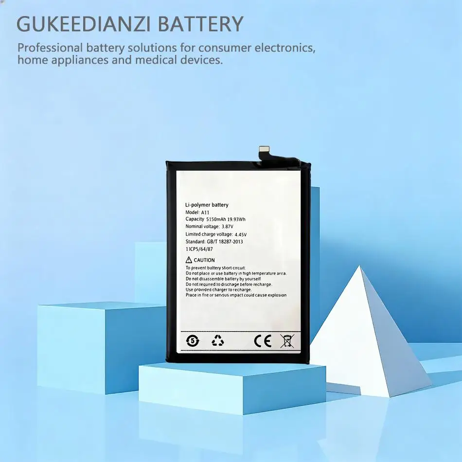 

Аккумулятор для мобильного телефона 5150 мАч, премиум-класса, на замену Umidigi Umi A11, стабильная работа