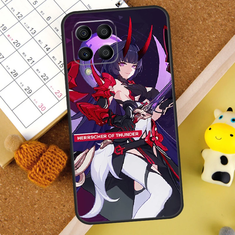 Herrscher of Thunder Honkai Impact 3 Case For Samsung Galaxy M12 M32 M52 M13 M23 M33 M53 M14 M34 M54 M20 M30s M31s M31 M51 Cover