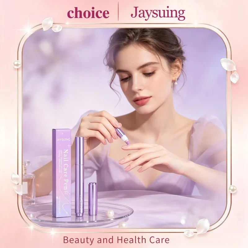 Jaysuing Cuticle Nail Oil Pen Nail Essence Pen Nourish Repair Strengthen Nails Soften Quick Dry Moisturizing Nail Serum Care Pen