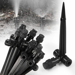 180° Bend Misting Nozzles with Stake Adjustable Sprinkler 1/4