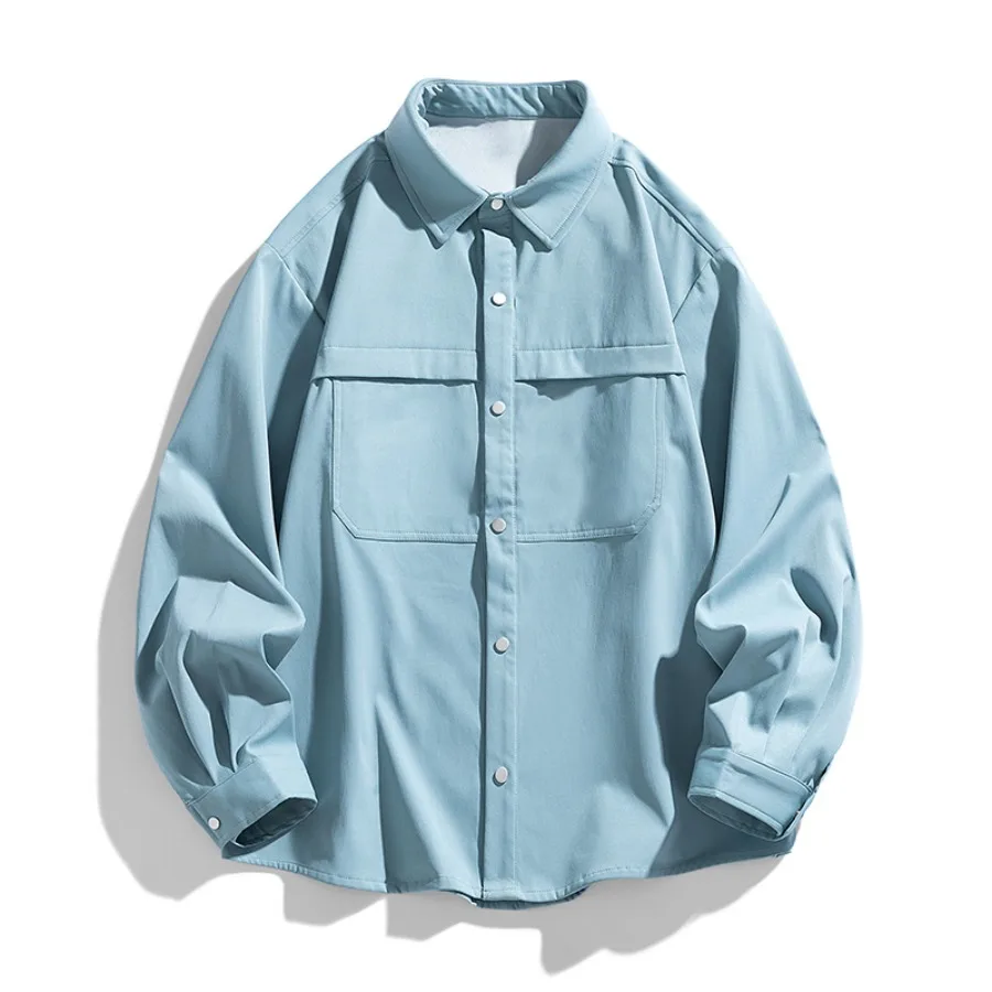 2026 Autumn High-end Workwear Shirt Men's Long Sleeved Versatile Casual Shirt Jacket