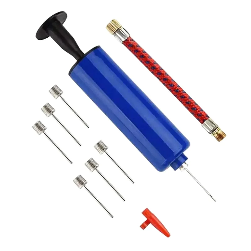 AliExpress NONE Flexible Hose Ball Pump Hand Pump Inflator Portable Basketball Football Volleyball Air Pump Inflating Push Hose