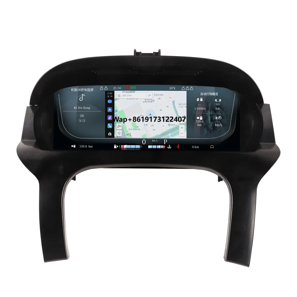 

Digital Dashboard Panel Speedometer Parts 12.3'' LCD Car Dashboard Speedometer Virtual for 2010-2019