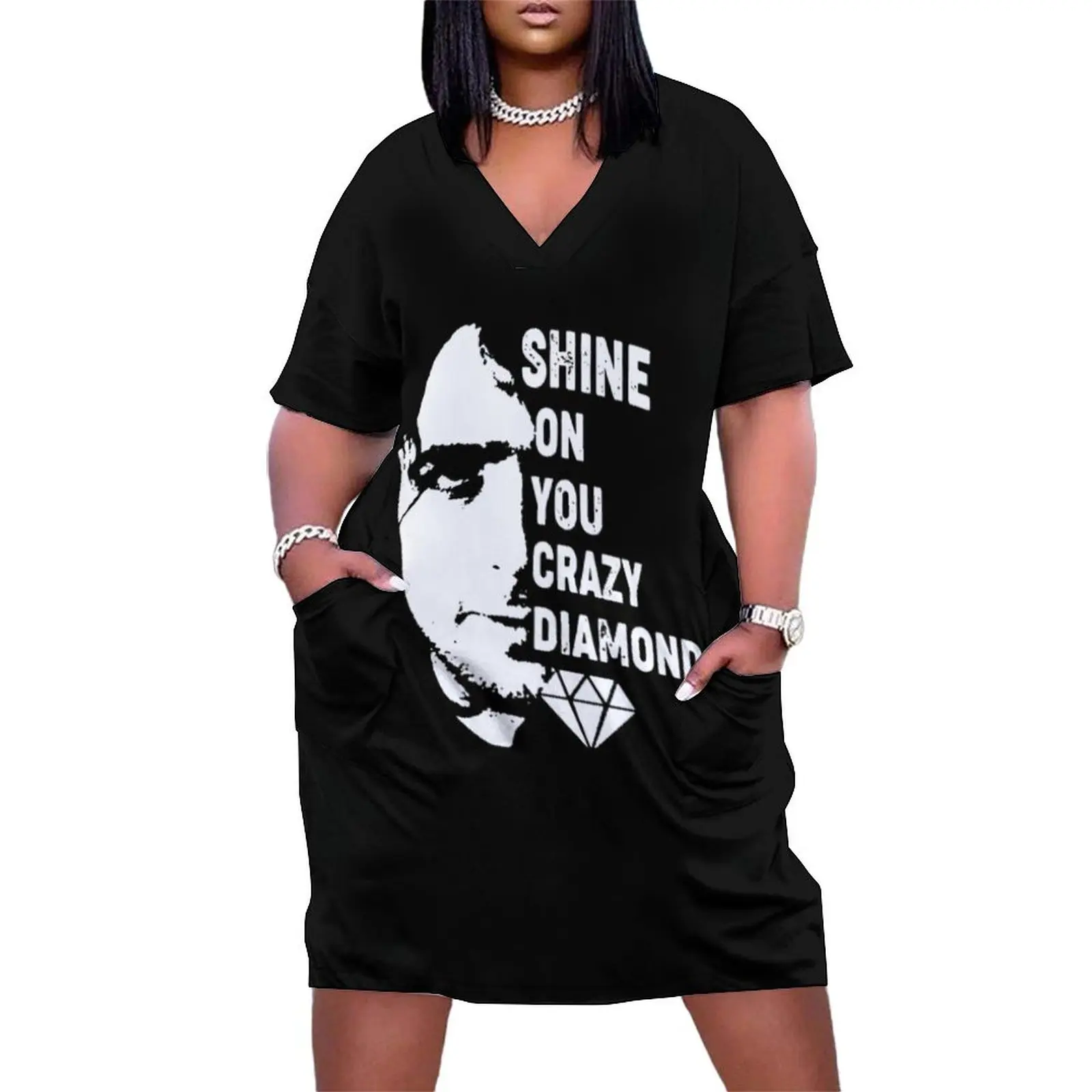 

Shine On You Crazy Diamond Loose Pocket Dress Women"s summer dresses summer dress for women 2024 Bride dresses